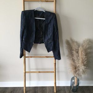 BCBG MAXAZRIA Dark Blue Jacket